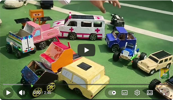 Siswa Kelas 9 Ciptakan Miniatur Mobil Tenaga Surya